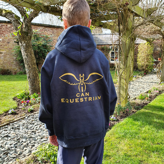 Kids Navy & Gold Hoodie